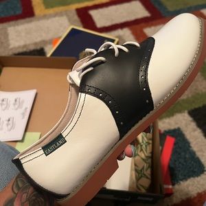 New Eastland Sadie Black and white shoe